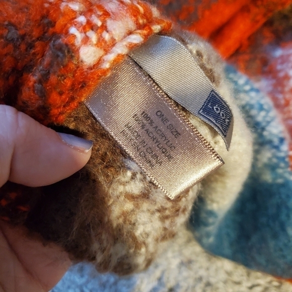 Soft Fuzzy Plaid Infinity Scarf - Picture 5 of 8